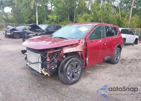 2025 Nissan Rogue Sv Fwd из США, поврежденный, VIN 5N1BT3BA8SC808648